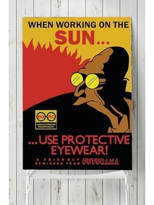 Ohbe Express (PSTER4575) Futurama Eğlenceli Mizahi Poster