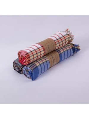 Ohbe Express HOMEDIUS%100 Pamuk Hamam Peştemali - 80X160 cm Mavi 80X160
