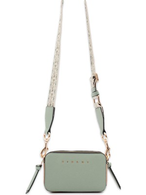Sisley SLY_326 12X18X8 Çapraz Yeşil Kadın Çanta