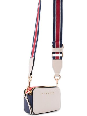 Sisley SLY_326 12X18X8 Çapraz Beyaz Kadın Çanta