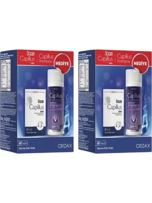 Ohbe Express Ocean Capillus Men 60 Tablet + Capillus Şampuan 200 ml Hediyeli (2 Paketi)