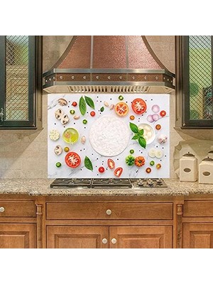Ohbe Express Mutfak Duvar Tezgah Arası Ocak Arkası Kaplama Pizza Yapımı