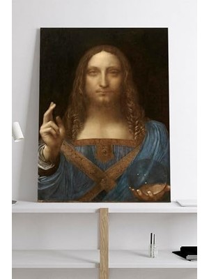 Ohbe Express (PSTER18991) Salvator Mundi - Vinci Sanatsal Kanvas Tablo 21 x 30