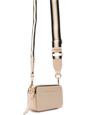 Sisley SLY_326 12X18X8 Çapraz Altın Kadın Çanta