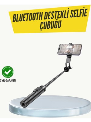 Genel Tedarik Bluetooth Selfie Çubuğu –  Katlanabilir, Uzaktan Kumandalı