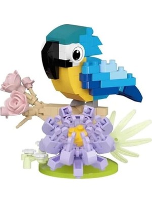 Genel Tedarik LZ-8636 Loz Papağan 180 Parça Block Oyuncak-Mini Poşet
