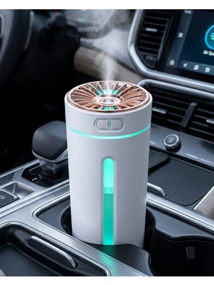 Genel Tedarik Araç Içi Hava Nemlendirici 5 Esans Hediyeli LED Işıklı USB Buhar Makinesi