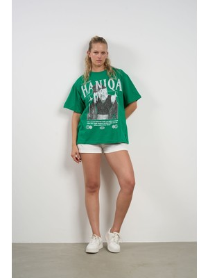HANIQA Baskılı T-Shirt
