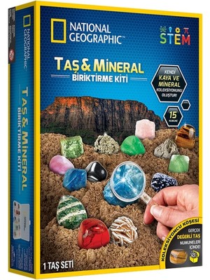 Genel Tedarik Natgeo Taş ve Mineral Biriktirme Kiti