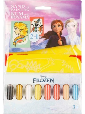 Genel Tedarik 2in1 Disney Frozen Kum Boyama Seti S00005170