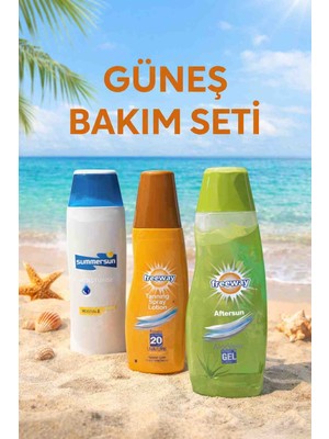 Hbnc Summersun & Freeway Güneş Bakım Üçlü Set – Tatilde Tam Koruma