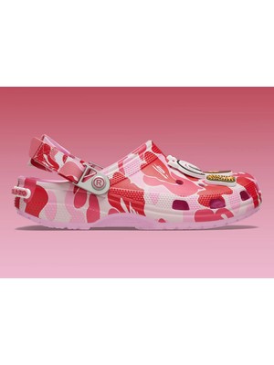 Crocs Classic Clog A Bathing Ape Abc Camo Pink