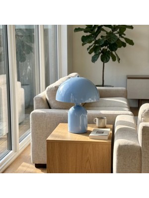 By Lamp Soho Soft Mavi Metal Masa Lambası | Bylamp