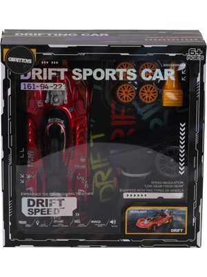 Genel Tedarik 38046 2 4g Kontrol Duman Atan Yüksek Hızlı Yedek Drift Tekerli Araçlar
