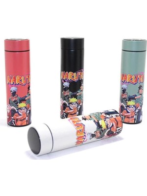 Marsilyan™- Anime Baskılı Digital Göstergeli Termos 500 ml ALK382