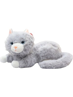 Genel Tedarik PJH14473 Peluş 36 cm Sesli Kedi 4 Asorti