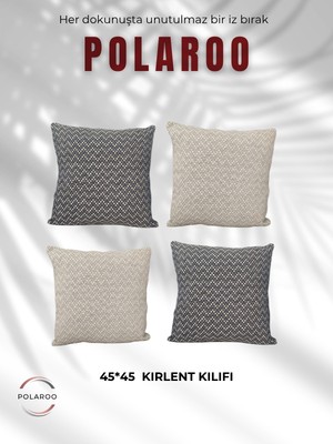 Polaroo 4 Lü Kırlent Kılıfı 45*45