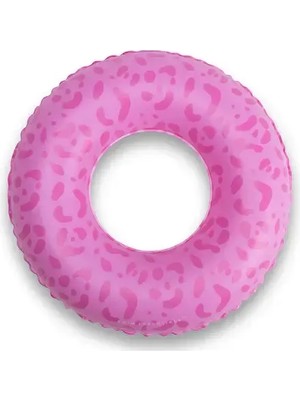 Swim Essentials Pink Leopard Yüzme Simidi 55CM
