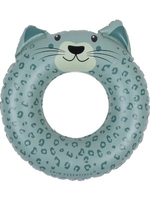 Swim Essentials Animal Green Leopard Yüzme Simidi 55CM