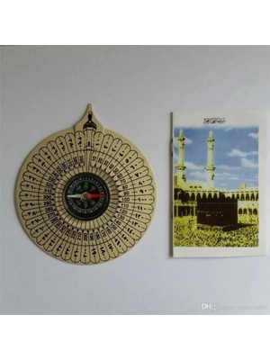 Marsilyan™- Cüzdan Şeklinde Kıble Tayini Için Pusula