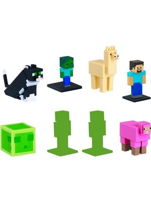 Genel Tedarik Minecraft 3D Toppeez 8'li Deluxe Figür Seti Seri 2