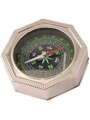 Marsilyan™- Sekiz Köşeli Büyük Metal Pusula