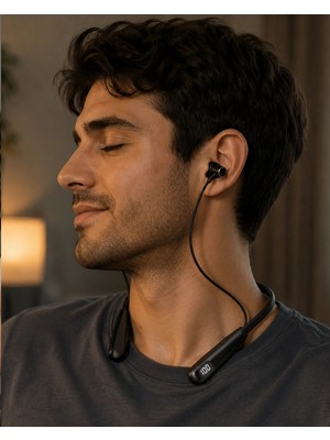 Genel Tedarik Bluetooth 5.3 Boyun Askılı Kulaklık Düşük Gecikmeli Manyetik Tasarım