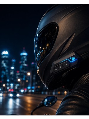 Genel Tedarik Bluetooth Motosiklet Kask Kulaklığı Mikrofonlu Kablosuz Sürüş Intercomu