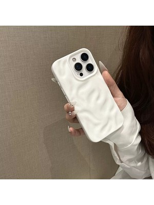 Edelfu iPhone 16 Pro Max Uyumlu - Yumuşak Silikon Karmaşık Dalgalı Renkli Koruyucu Kılıf