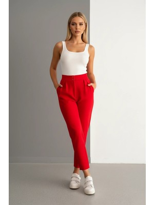 ZedefX Kadın Modern Tasarım Havuç Pantolon