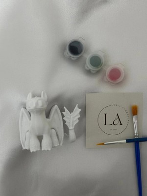 Sevimli Ejderha Boyama Seti | 3D Baskı Figür Boyama Kiti