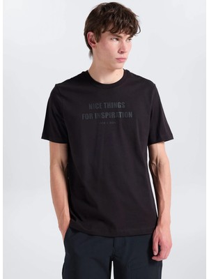 Back And Bond Siyah Erkek T-Shirt BTS1006800000
