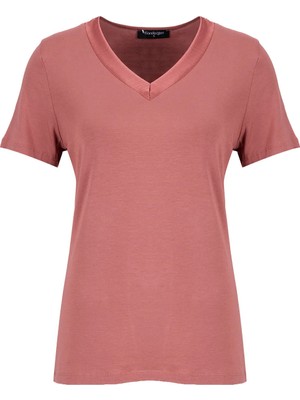 Wondergen Kırmızı Kadın T-Shirt 401WON-1111-257
