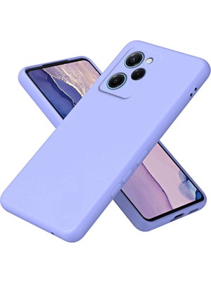 Bezos Poco X5 Pro 5g Nano Içi Kadife Silikon - Lila