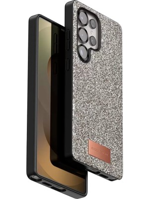 Esranın Dünyası Onegif Samsung Galaxy S25 Ultra Bright Simli Kapak - Gold