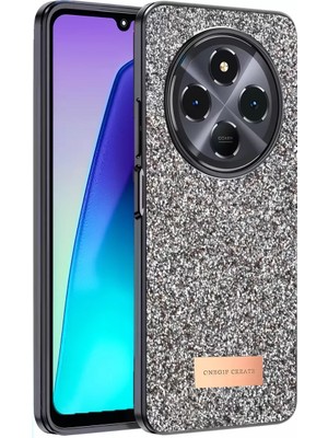 Esranın Dünyası Onegif Xiaomi Redmi 14C Bright Simli Kapak - Gold