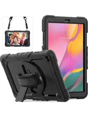 Esranın Dünyası Newface Samsung Galaxy T510 Tab A 10.1 Kılıf Pars Tablet Kapak - Siyah