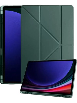 Esranın Dünyası Newface Samsung Galaxy Tab A11 Plus Kalemlikli Mars Tablet Kılıfı - Koyu Yeşil