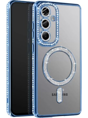 Esranın Dünyası Joko Samsung Galaxy S26 Joke Simli Magneticsafe Kılıf - Mavi