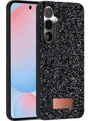 Esranın Dünyası Onegif Samsung Galaxy S24 Plus Bright Simli Kapak - Siyah