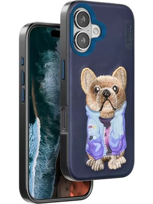 Esranın Dünyası Venco Iphone 16 Cute Desenli Kapak - Lacivert