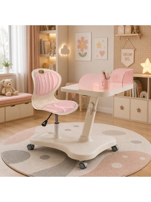 Ergo Kids Bonny Mobil Çocuk Çalışma Masası ve Sandalye Seti