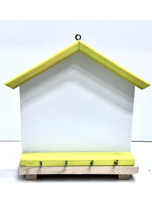 Ceren Wooden     Dekoratif Anahtar Askısı ve Mini Raf