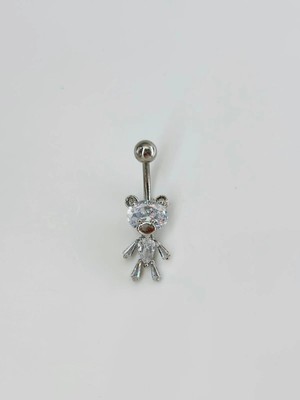 Aslanoğlu Store Ayıcık Detaylı Göbek Piercing - PG0118