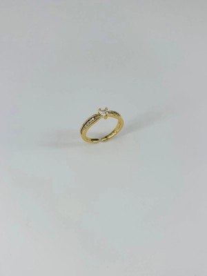 Aslanoğlu Store Ayarlanabilir   Zirkon Taşlı Pirinç Bijuteri Yüzük - YZ0129-1