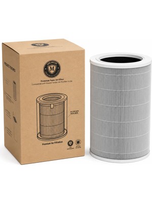 Xiaomi 4 Lite Filtre Uyumlu - Hepa Master Hava Temizleyici Yedek Hepa Filtre