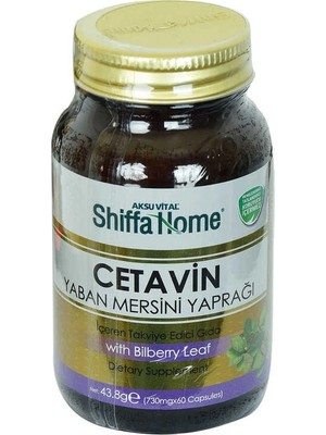Colezium Shiffa Home Cetin Yaban Mersini Yaprağı Diyet Takviyesi 730 Mg x 60