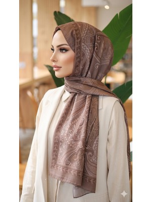 Ang-Scarf Retro Desen Elegance Şal