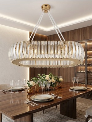 Belirtilmemiş Sarkıt Salon Oturma Odası Kristal Taşlı Avize