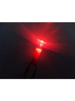 Dnz T5 Dipsiz Kırmızı LED Ampul 12V (4ADET Fiyatı) (Ithal) T5 Torpido, Gösterge Mini Dipsiz Ampul